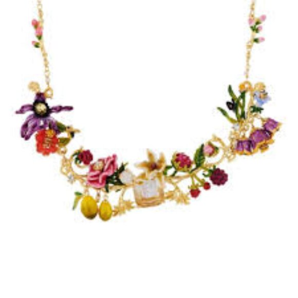 Les Nereides Royal Garden Couture Necklace